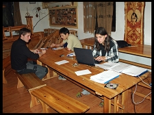 Webmaster in action...